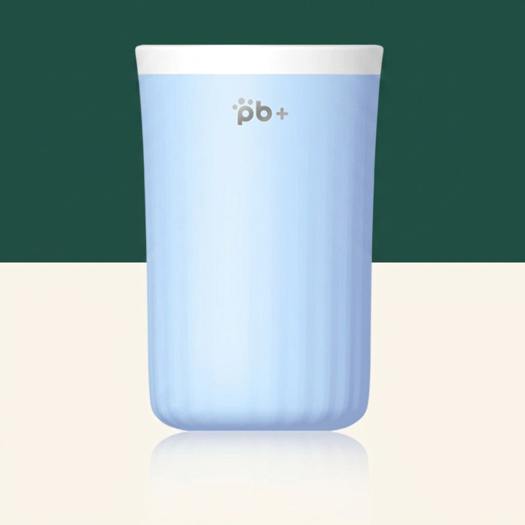 Paw cleaner cup silicone bristles close-up