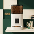 Automatic pet feeder app control view